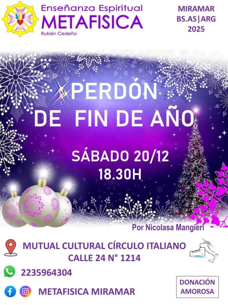 Perdón de Fin de Año: Enseñanza Espiritual