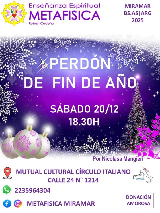 Perdón de Fin de Año: Enseñanza Espiritual